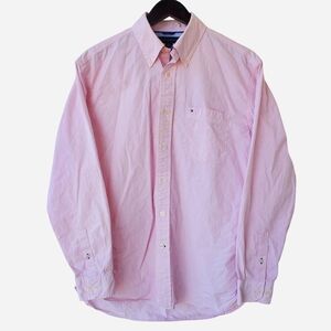 Tommy Hilfiger Men's Pink Gingham Shirt
